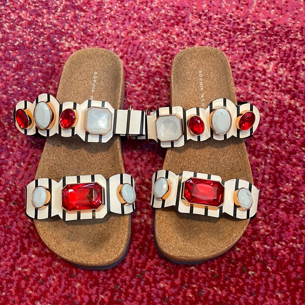 Sophia Webster crystal-embellished sandals